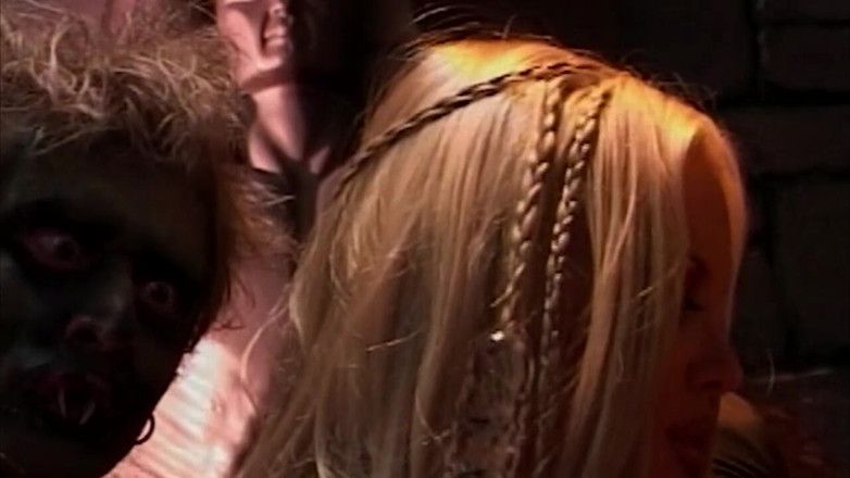 VHS-Vixxxen: Blonde MILF Whore of the Rings Deepthroats Stud