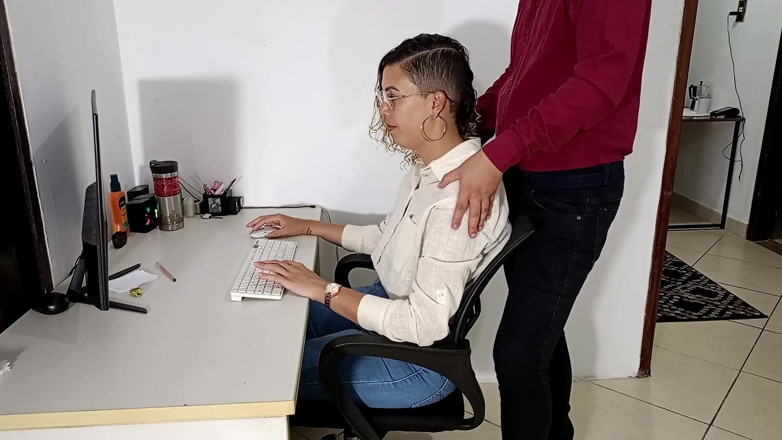 Gabi SweetCouplesStories: Meeting the Boss on the First Day of Work.