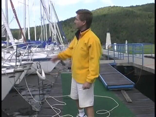 Outdoor pervs: Anal sexo a três no meu barco