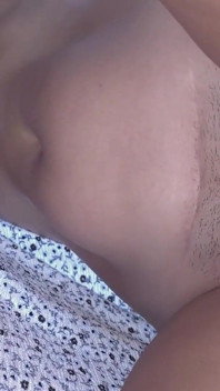 MILF Stepsister Wear No Panties and I Could See Her Juicy Pussy