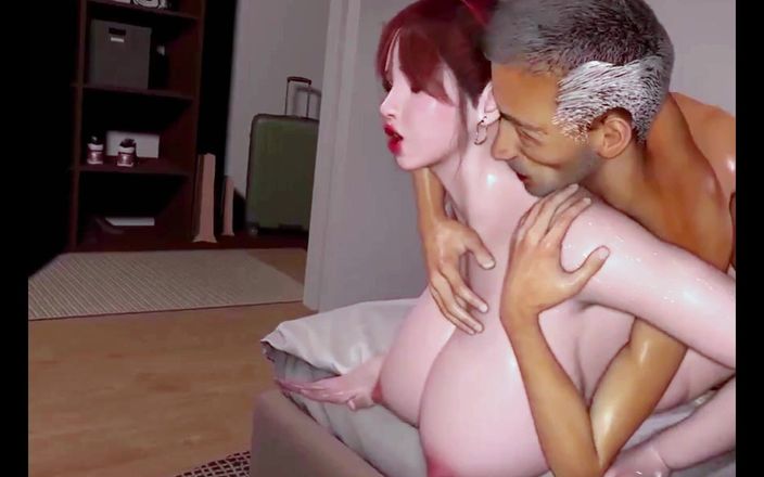 Soiyu Hentai: Beauty Wife and the Old Man (część 01) - Animacja 3D V505