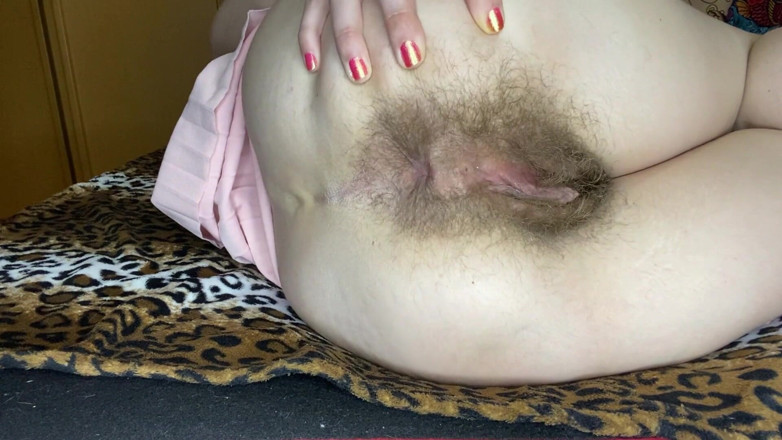 Cuteblonde666: Pantat berbulu pirang yang lucu berkedut