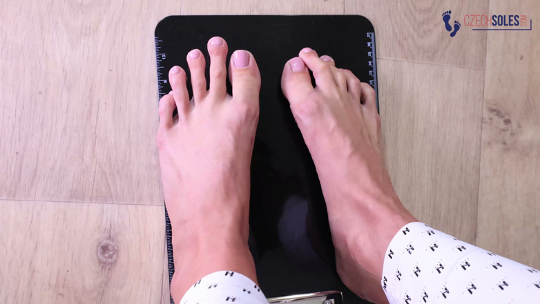Czech Soles - foot fetish content: Two Big Feet Long Toes Babes Foot Compare