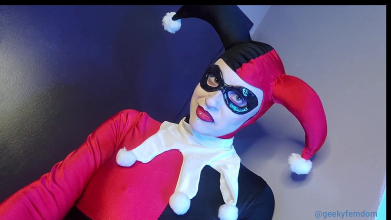 Geeky Femdom: Harley Quinn mendominasi awak
