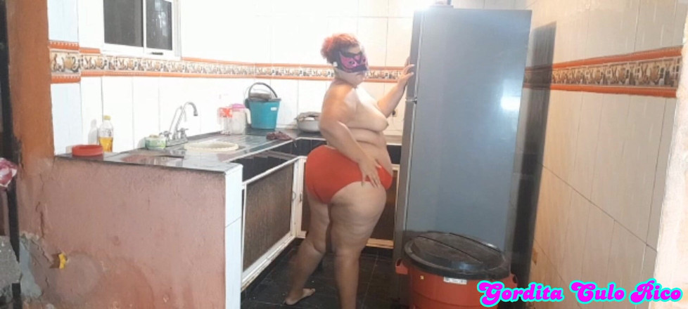 Gordita Culo Rico: На моей пухлой соседке на кухне