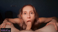 KissCat: Drsné kouření s výstřikem na obličej pro sexy holku