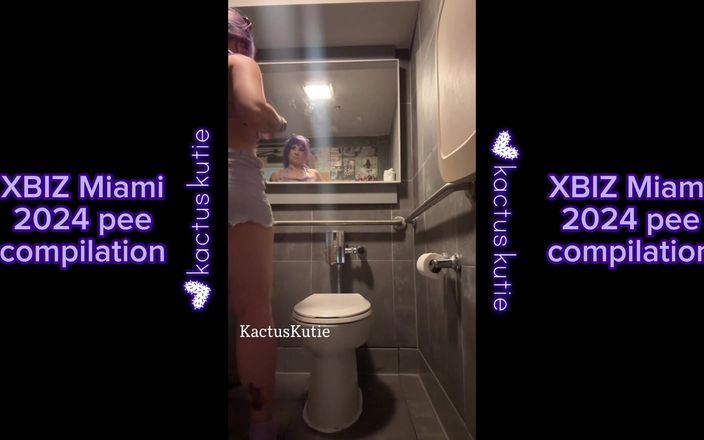 Kactus kutie: Xbiz Miami 2024 Čůrání kompilace