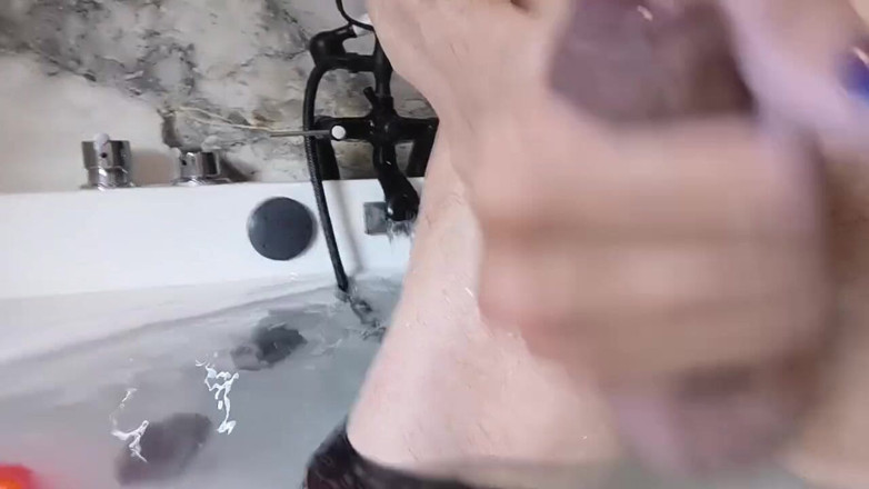 TSHeather: Trans-mädchen heather hot tub abspritzen