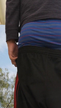 Hot Guy Caught Smoking and Sagging Outside (non-nude)