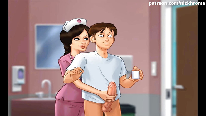 Cartoon Universal: Немецкий мультфильм, часть 146 - шлюховатая девушка-доктор дрочит мой большой член