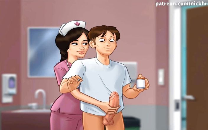 Cartoon Universal: Desenho animado alemão parte 146 - médica puta masturba meu pau grande