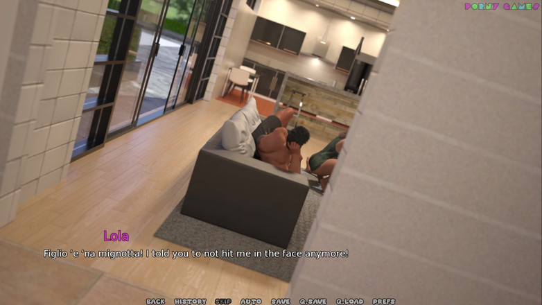 Porny Games: Моя итальянская шлюшка-жена от Hornydogstudio - хотвайф заботится о друзьях муженька 9