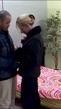 Blonde Meets BBC at Fuck Casting