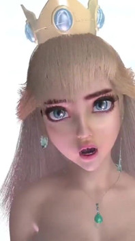Princess peach lagi asik ngentot dildo ukuran raksasa: parodi hentai super mario