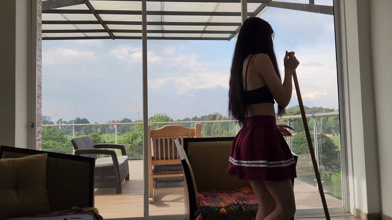 Jopy sex: Співробітницю служби трахають за гроші, сексуальна гаряча спідниця, співробітниця 18-річної тінки