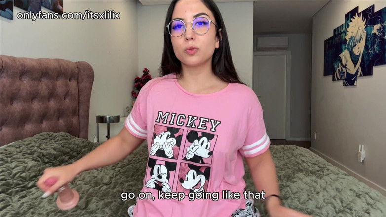 Itsxlilix: สอนชักว่าว CEI - แฟนสาว ลูกพี่ลูกน้องสาวหรือครู - เฟติชเท้าและน้ําแตกบนหัวนมเธอ