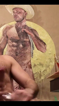 In Addition to Showing off for the Camera I Am Pretty Darn Good at Painting.