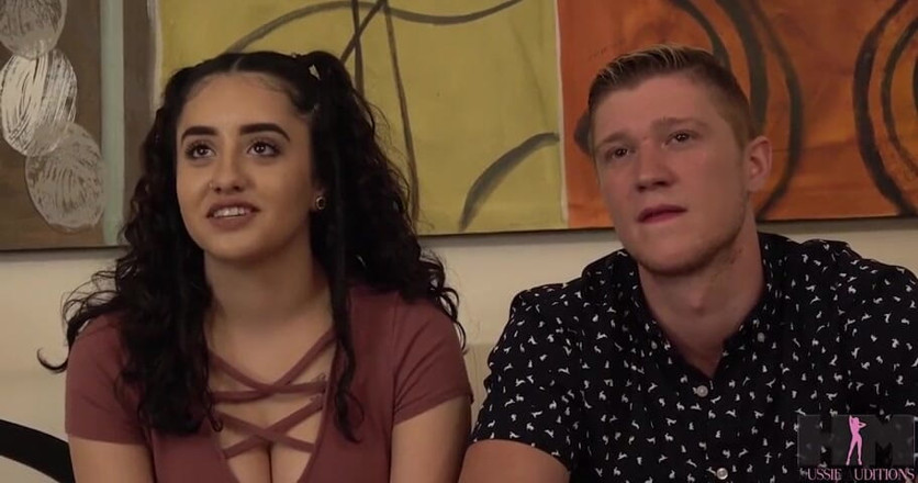 Hussie Auditions: Sofia ve Oliver Hussie Auditions için ilk kez kamerada seks...