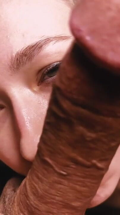 AmXNetwork: Beautiful Polish Model Enjoying Fat Cock in Her Mouth