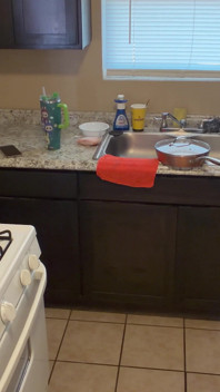 In the Kitchen Cooking and Preparing Food Booty Naked!