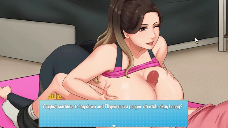 LoveSkySan69Real: Domácí práce - Beta 0.6.1 část 12 sexy jóga MILF cvičení od Loveskysan