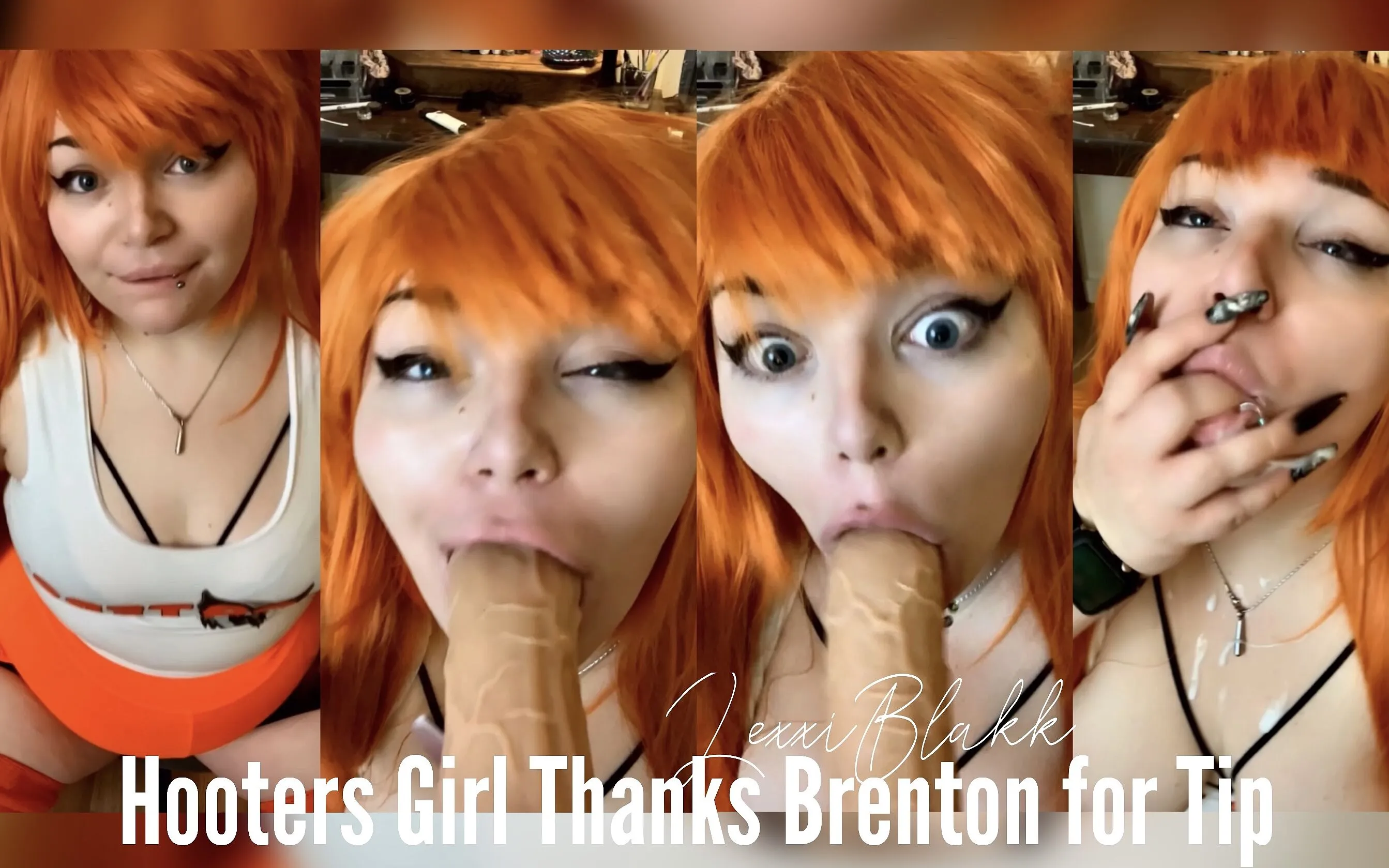 Hooter girl thanks brenton for tip by Lexxi Blakk | Faphouse