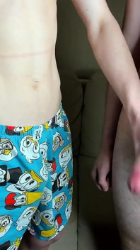It's the First Time I've Ever Jerked off a Cock That Big!