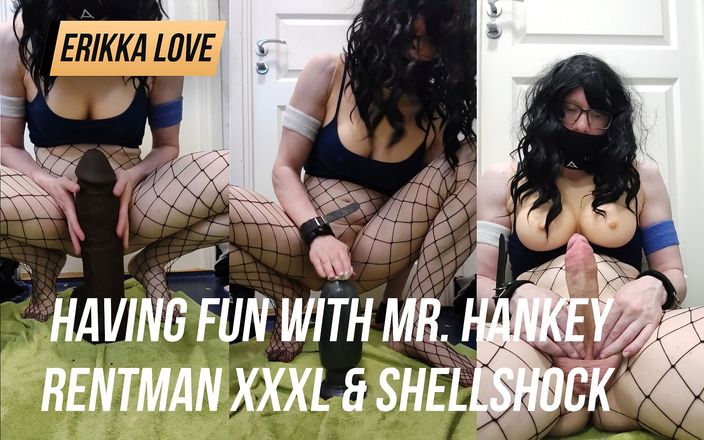Erikka Love: Розважаючись з Mr. Hankey Rentman xxxl &amp;amp; Shellshock Large