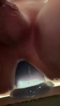 Ass Test with a Huge Plug