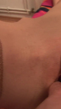 18yo german teen playing with her pussy on the couch