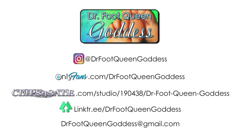 Dr. Foot Queen Goddess: Wet oil sole rub part 2