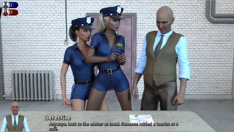 XXX Games Bunk: Bad Hero - Gameplay- Roleplay - Police Woman Teases Prisoner