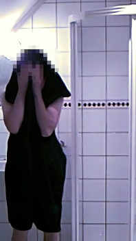 Humping Pee and Shower Masturbation