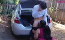 Mommy&#039;s fantasies: 在车里口交 - 绿帽奴丈夫拍摄他的妻子和一个年轻男人