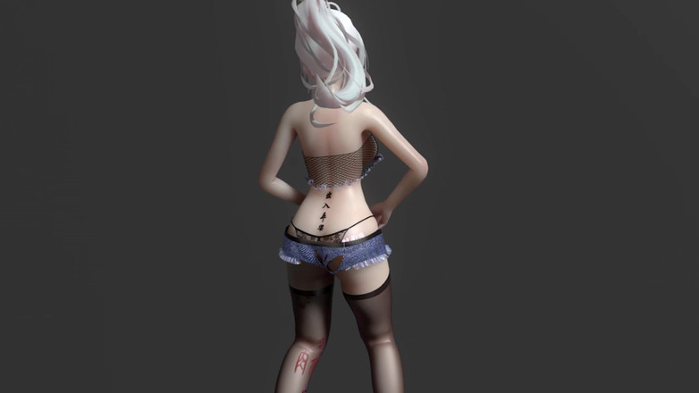 MikuMotion: Třást se; Lewd Tetování; Ponížení; Tanga v rozkroku; Šortky; Černé punčochy; Výbušná...