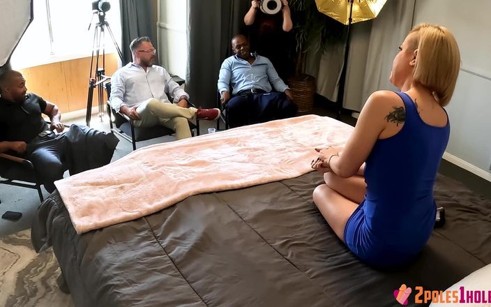 CreamPiled: MILf Kyla gör sig redo för sin dubbla vag med 2...