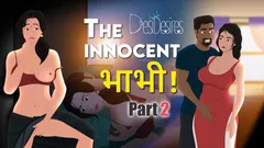 インドのバビと彼女の親友は、夫が家にいないときに大きなペニスの雄牛を招待します