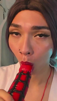 Puv cosplay kikio succhia il tuo enorme cazzo