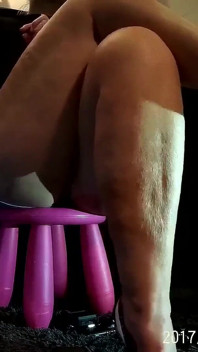 Showing off Thick Thighs and Thick Jiggling Calvess.