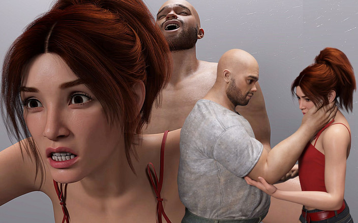 Lustful Gaming: 자지로 깜짝 질싸 당하는 수줍고 섹시한 빨간 머리