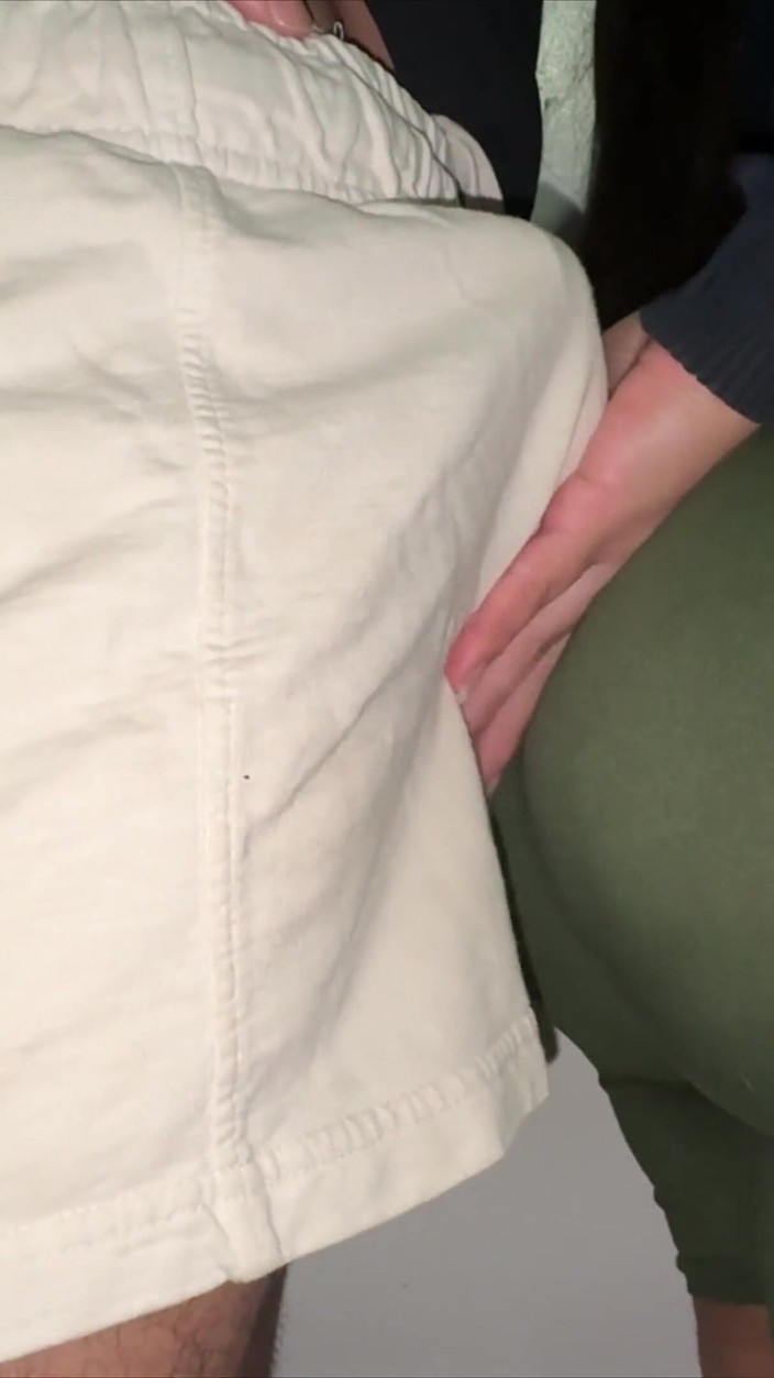 CoupleOfHotSins: Big-ass Woman Touches a Stranger's Penis