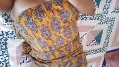 Since There Is No Cock to Suck!! I Suck and Eat My Banana with a Delicious Masturbation