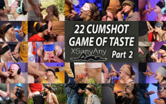 XSanyAny: 第 #1 部分 味觉合集游戏。22个。射在射精，吞精和颜射合集