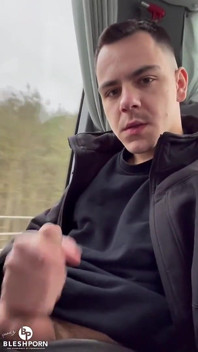 Stepson Benni Schulte on a Bus Ride