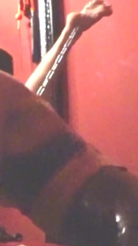 Epic double deep fisting in the sling session no. 04. - Adelina & fistdude