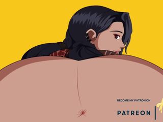 Hentai ZZZ: Megumi vaqueira reversa Fortnite Hentai