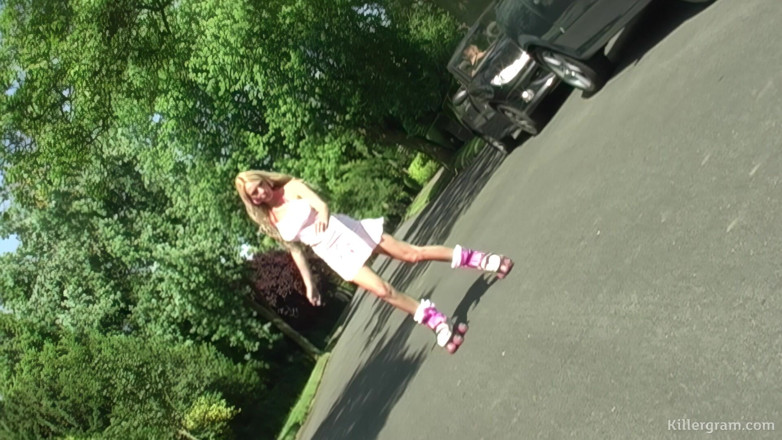 Killergram: Sexy Blonde Porn Babe Anotnia Deona in Hardcore Bwc Threesome