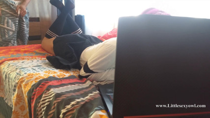 Littlesexyowl: my stepfather won't let me do my homework, he always...