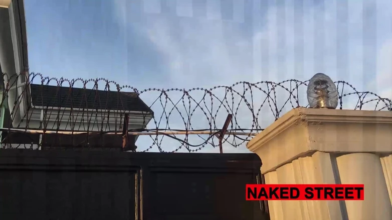 Naked Street: Hot African Babe with Favorite Juce