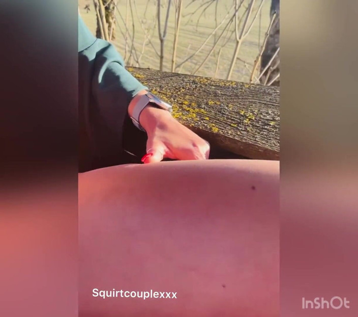 Spuirtcouplexxxx: Ejaculare în aer liber și futai pe un scaun de vânător cu...
